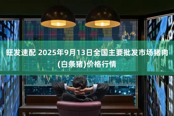 旺发速配 2025年9月13日全国主要批发市场猪肉(白条猪)价格行情