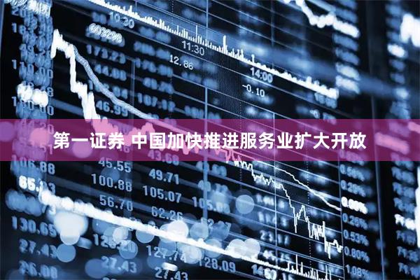 第一证券 中国加快推进服务业扩大开放