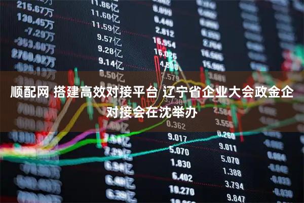 顺配网 搭建高效对接平台 辽宁省企业大会政金企对接会在沈举办