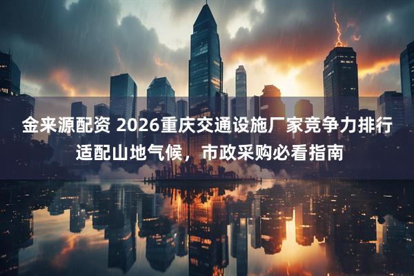 金来源配资 2026重庆交通设施厂家竞争力排行 适配山地气候，市政采购必看指南