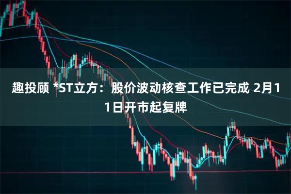 趣投顾 *ST立方：股价波动核查工作已完成 2月11日开市起复牌