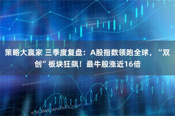 策略大赢家 三季度复盘：A股指数领跑全球，“双创”板块狂飙！最牛股涨近16倍